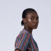 FIA STRIPED COCOON CROP TOP